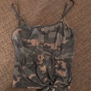 Camo tank top
